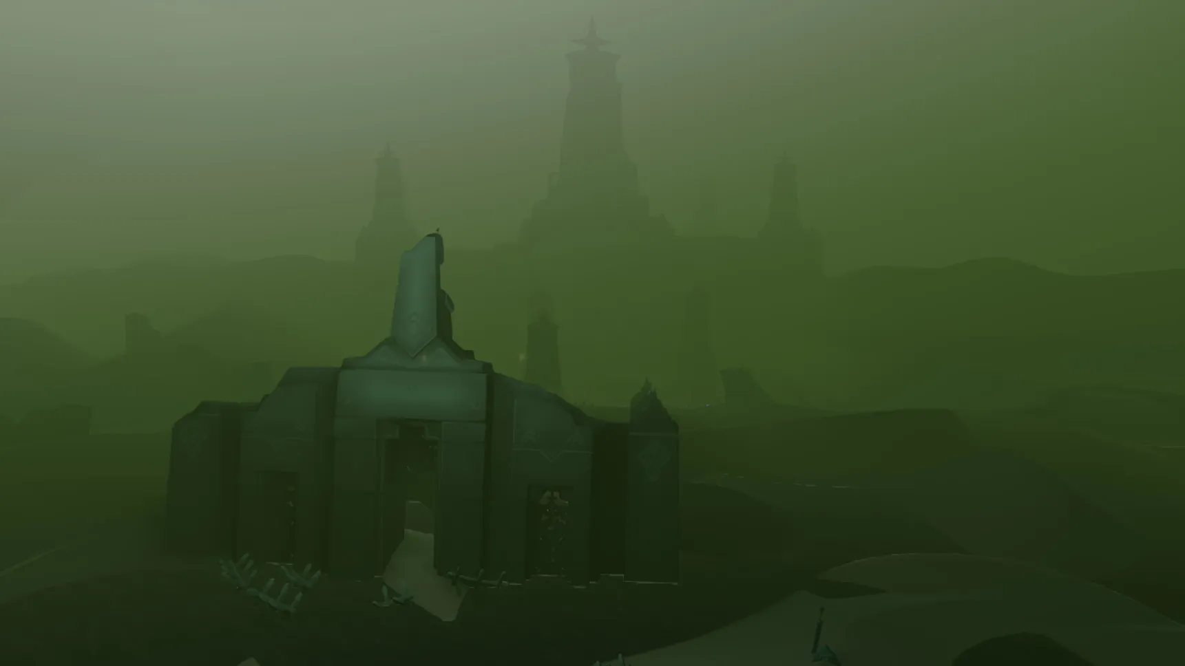 Golden Wasteland dark battlefield Sky COTL