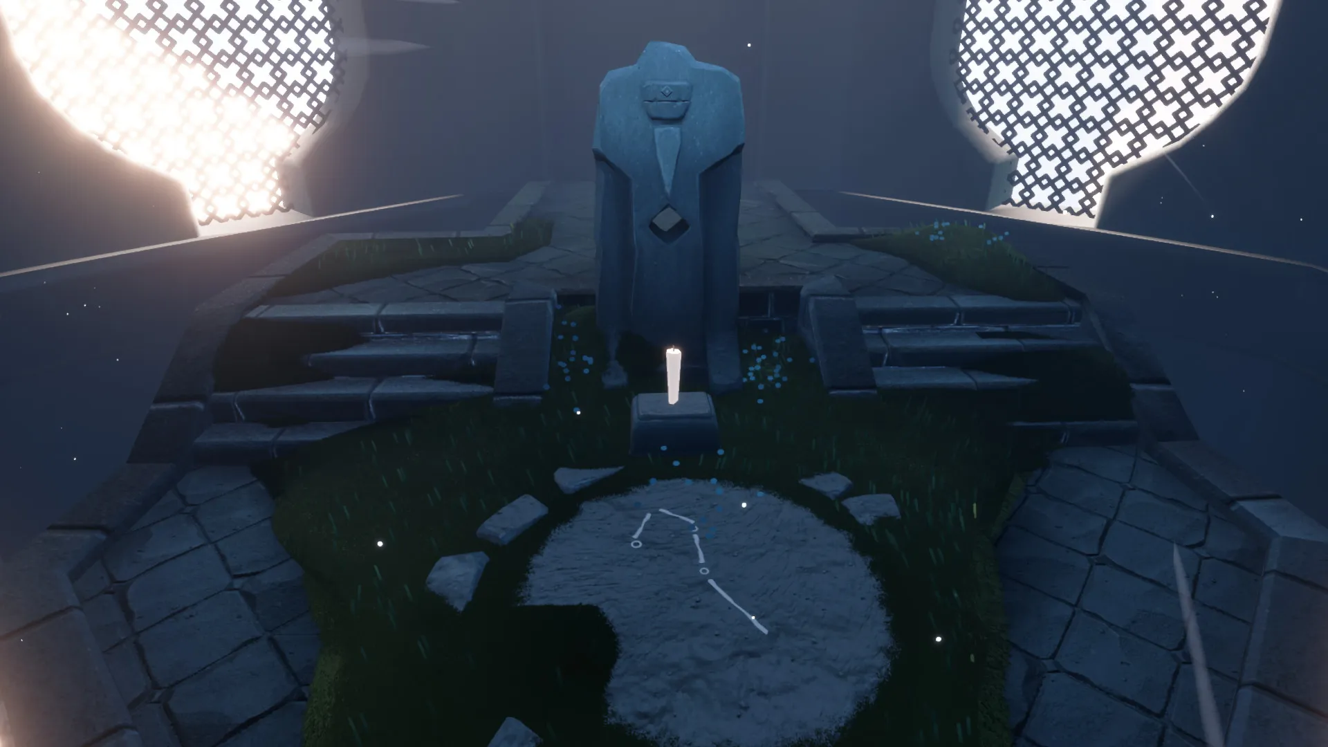 Sky Children of the Light elder statue