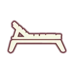 Beach Recliner property from chill sunbather sky cotl