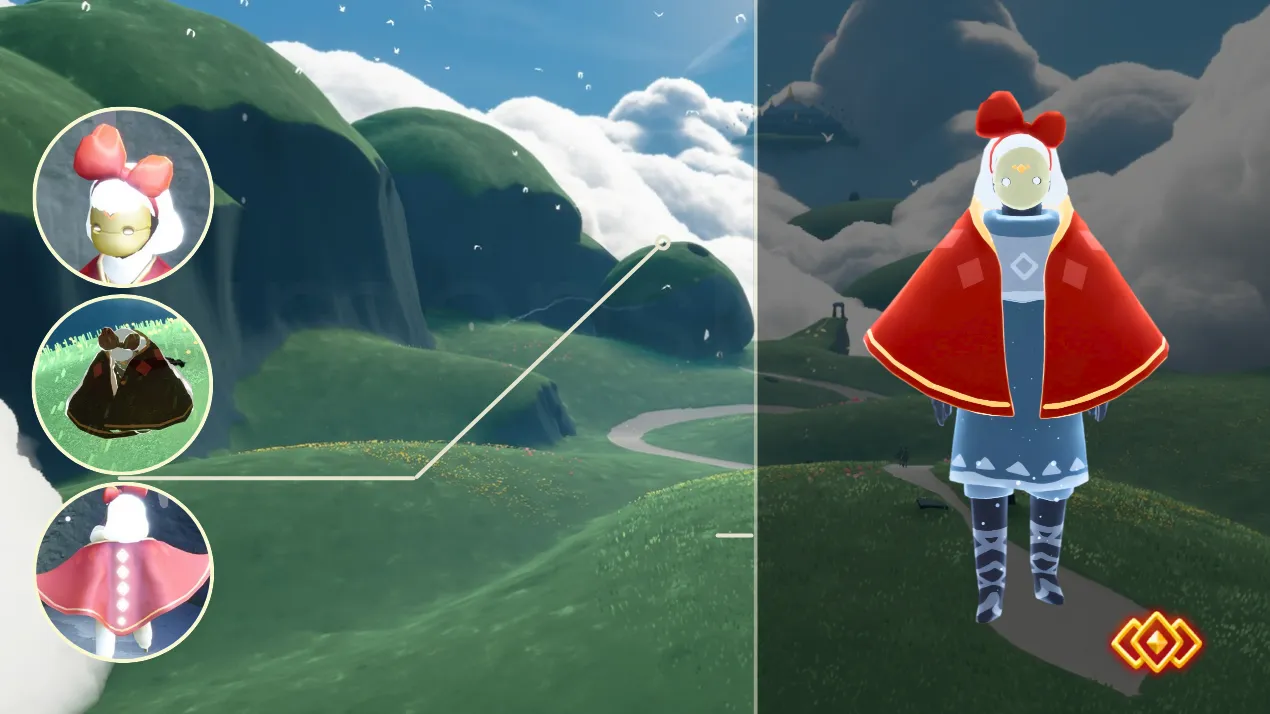 Confetti Cousin exact location in Butterfly Fields