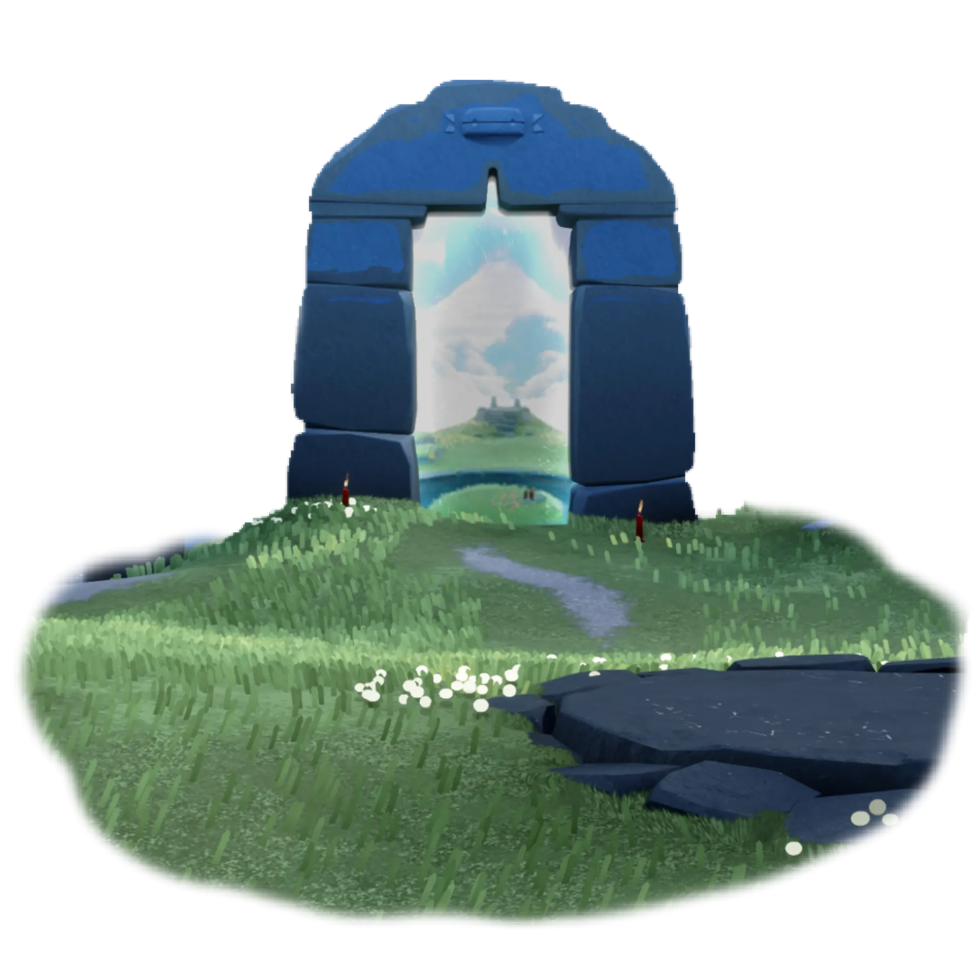Daylight Prairie entrance in Sky Children of the Light