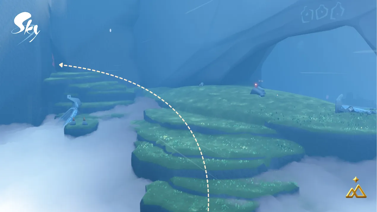 Cave entrance to Prairie Peaks Sky Children of the Light